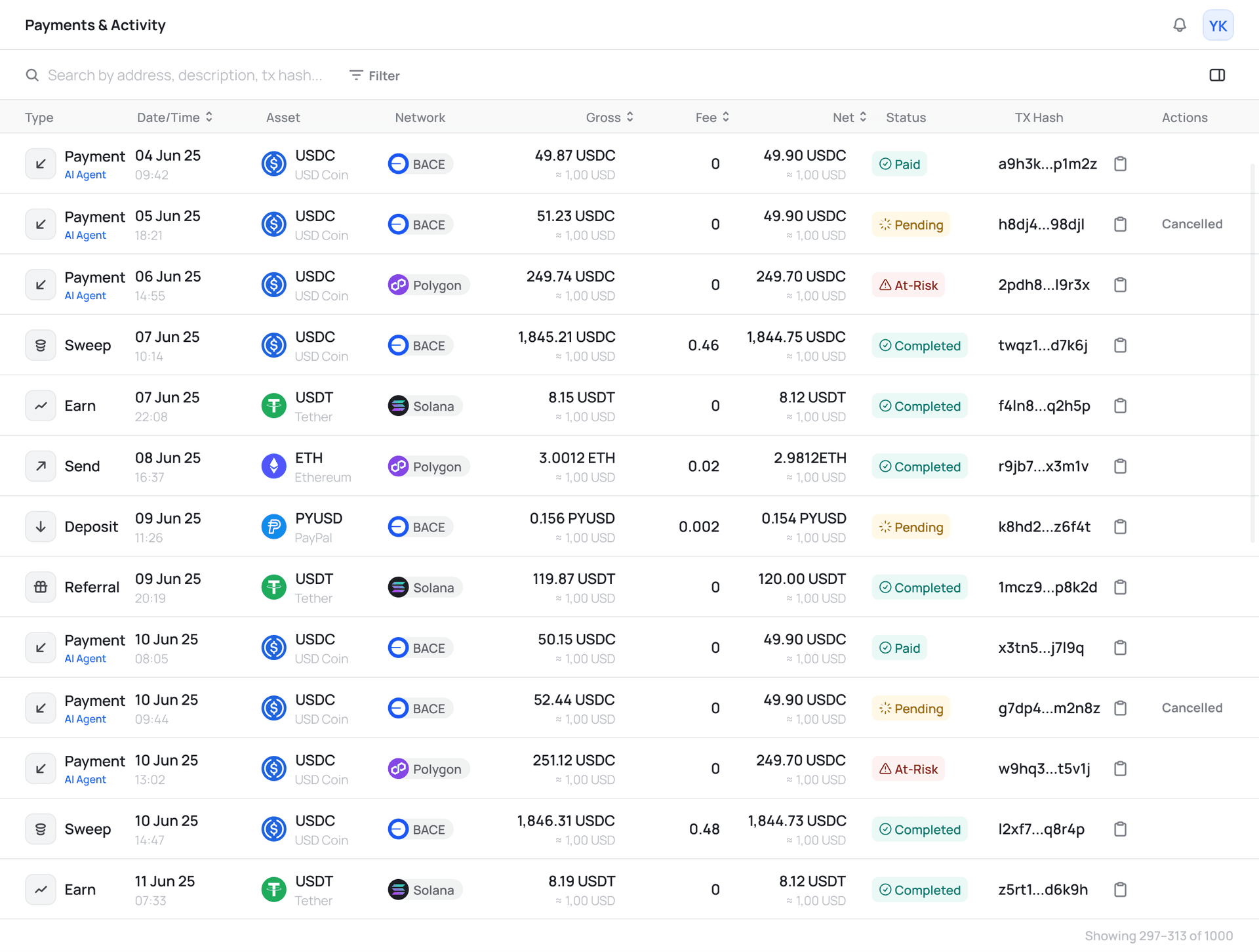 Genpaid payments screenshot