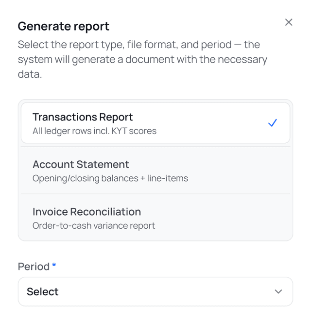 Genpaid reporting screenshot