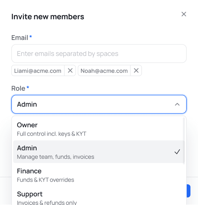 Genpaid team management screenshot
