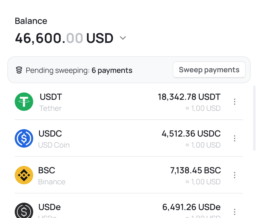 Genpaid balance screenshot